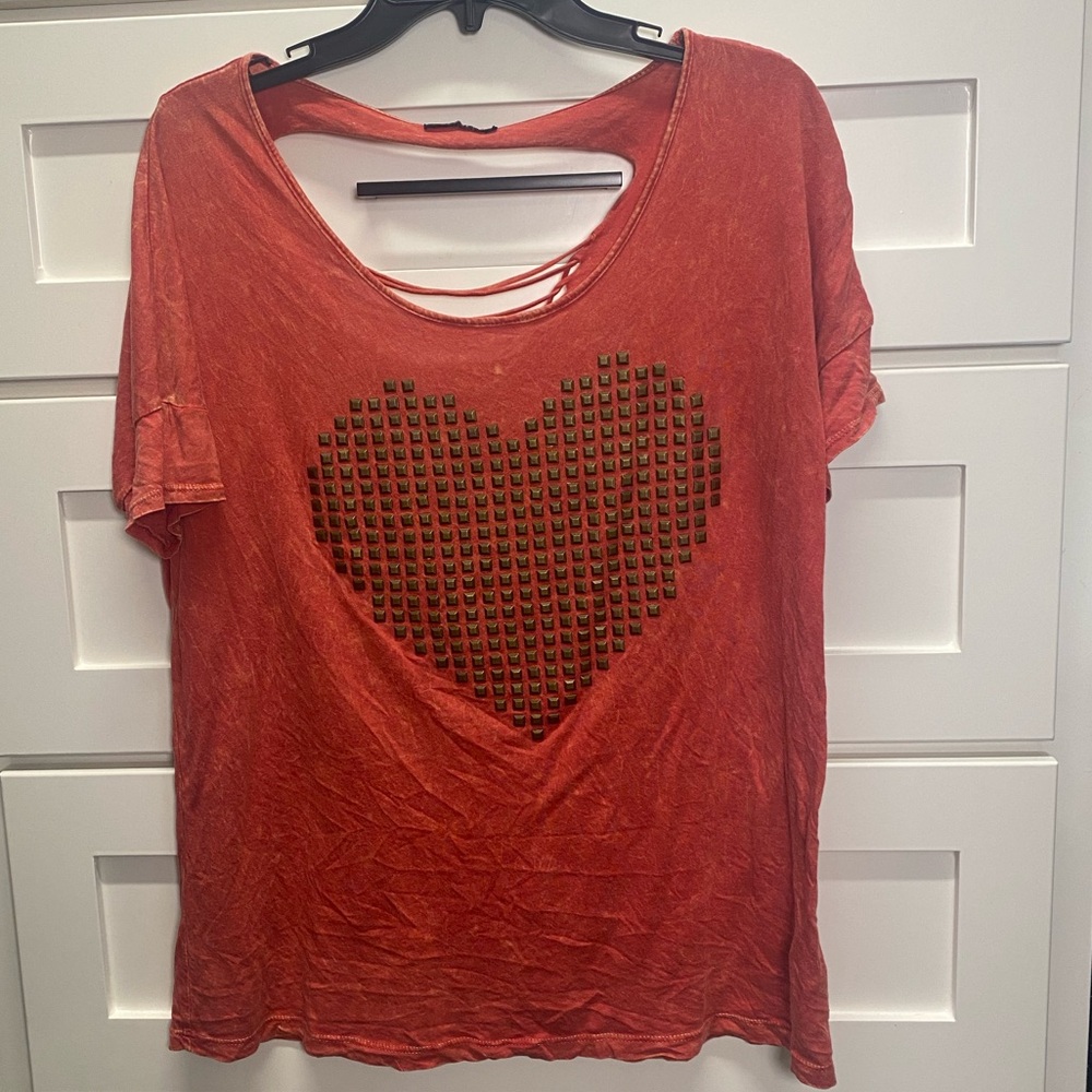Studded Braided Soft T-Shirt